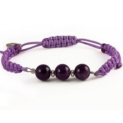 The power of 3 - New Start Bracelet with Amethyst